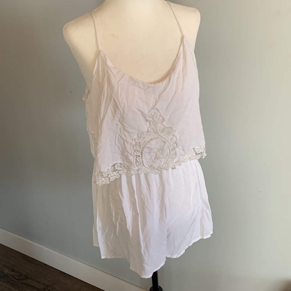 White H&M Roper with Lace